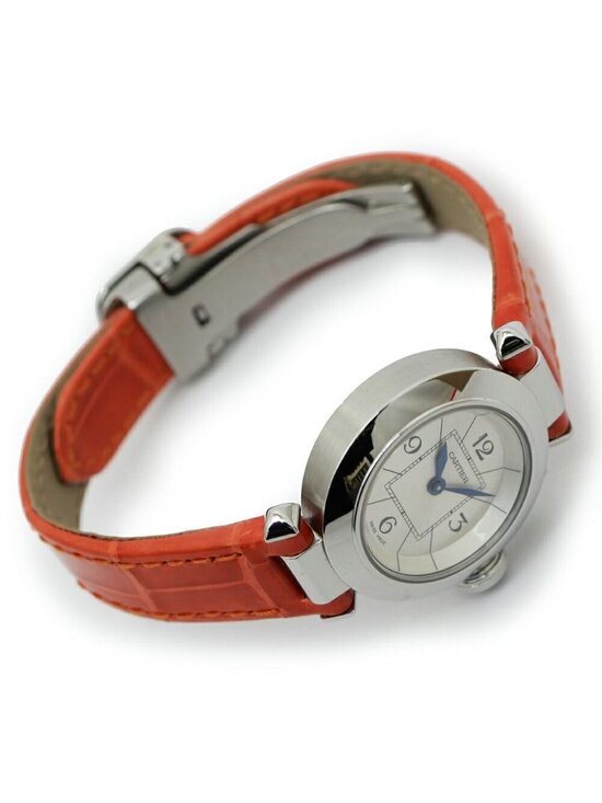 Cartier Miss Pasha Silver Dial SS Quartz Watch Polished main image 9